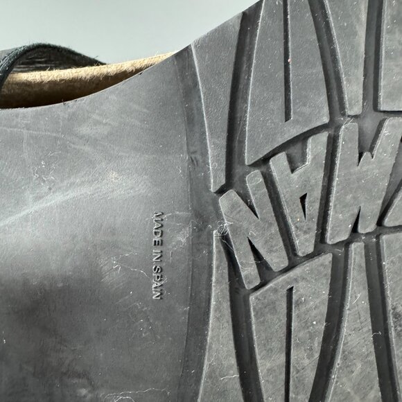 STUART WEITZMAN BLACK LEATHER BACKVIEW GLADIATOR SANDALS BOOT 8.5 - Picture 9 of 14